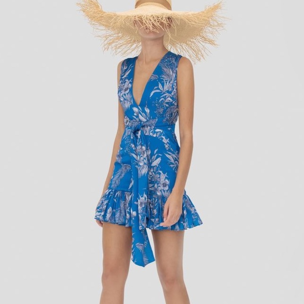 Alexis blue wrap dress!